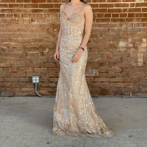 Beautiful Gold prom dress